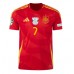 Camiseta España Alvaro Morata #7 Primera Equipación Replica Eurocopa 2024 mangas cortas